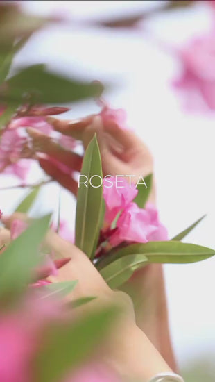 Glow Up Roseta Shimmering Body Milk 100ml της Bee Factor με παρουσίαση υφής, λάμψης και εφαρμογής στο δέρμα